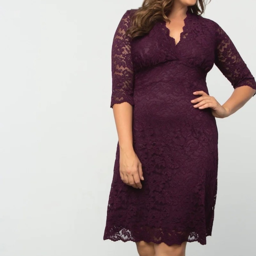 Kiyonna lace formal dress